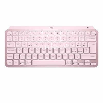 Logitech MX Keys Mini toetsenbord Kantoor RF-draadloos + Bluetooth QWERTY Italiaans Roze