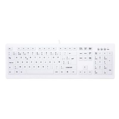 CHERRY AK-C8100F-U1-W/BE toetsenbord Medisch USB AZERTY Belgisch Wit