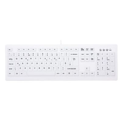 CHERRY AK-C8100F-U1-W/UK toetsenbord Medisch USB QWERTY Brits Engels Wit