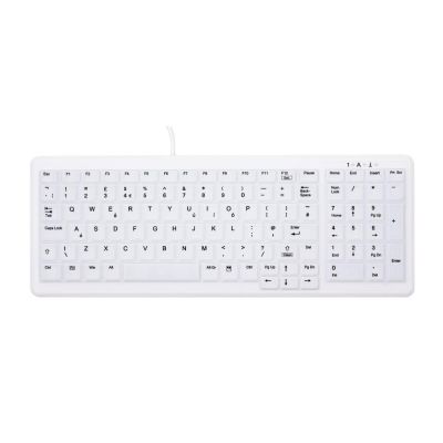 CHERRY AK-C7000 toetsenbord Medisch USB QWERTY Brits Engels Wit