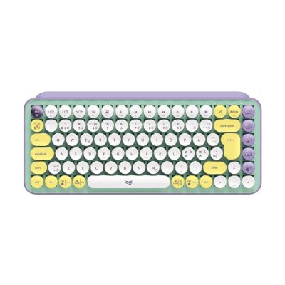 Logitech POP Keys Wireless Mechanical Keyboard With Emoji Keys toetsenbord Universeel RF-draadloos + Bluetooth QWERTY Scandinavisch Muntkleur