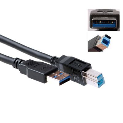 ACT USB 3.0 A male - USB B male 3,00 m