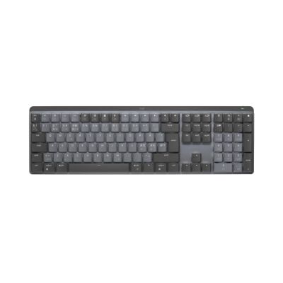 Logitech MX Mechanical toetsenbord Kantoor RF-draadloos + Bluetooth QWERTY Deens, Fins, Noors, Zweeds Grafiet, Grijs