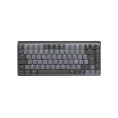 Logitech MX Mini Mechanical toetsenbord Kantoor RF-draadloos + Bluetooth QWERTY Deens, Fins, Noors, Zweeds Grafiet, Grijs