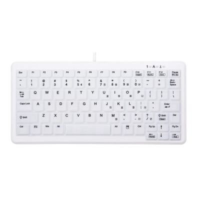 CHERRY AK-C4110 toetsenbord Medisch USB QWERTY Amerikaans Engels Wit