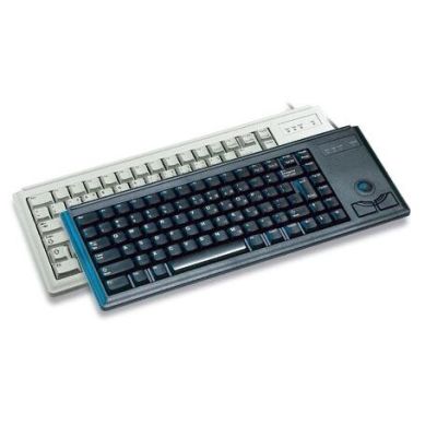 CHERRY Compact keyboard G84-4400, light grey, RB toetsenbord PS/2 Grijs