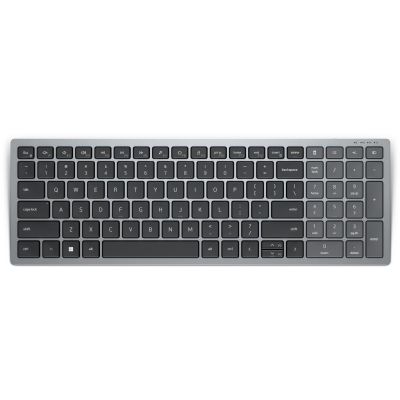 DELL KB740 toetsenbord Kantoor RF-draadloos + Bluetooth QWERTY US International Grijs, Zwart