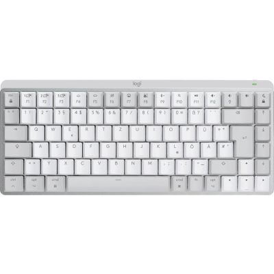 Logitech MX Mini Mechanical for Mac toetsenbord Kantoor Bluetooth QWERTZ Duits Grijs, Wit