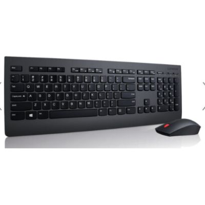 Lenovo 4X30H56796 toetsenbord Inclusief muis Universeel RF Draadloos QWERTY Amerikaans Engels Zwart