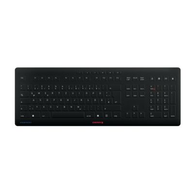 CHERRY Stream toetsenbord Universeel RF draadloos + USB QWERTZ Duits Zwart