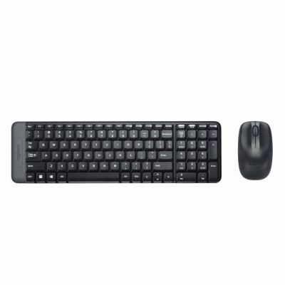 Logitech Wireless Combo MK220 toetsenbord Inclusief muis RF Draadloos QWERTY Italiaans Zwart