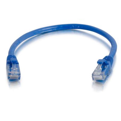 C2G 0,5m Cat5e Booted Unshielded (UTP) netwerkpatchkabel - blauw