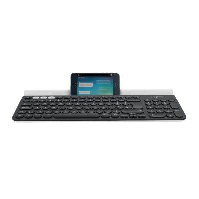 Logitech K780 Multi-Device Wireless Keyboard toetsenbord RF-draadloos + Bluetooth QWERTY Brits Engels Grijs, Wit