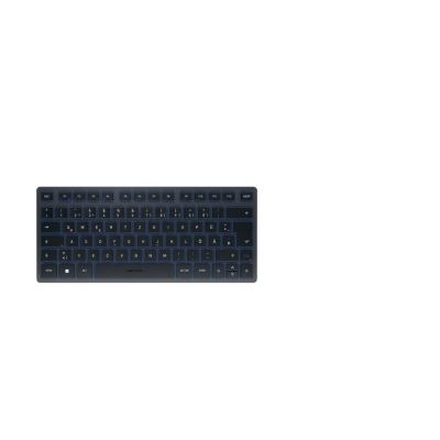 CHERRY KW 7100 MINI BT toetsenbord Universeel Bluetooth QWERTZ Duits Blauw