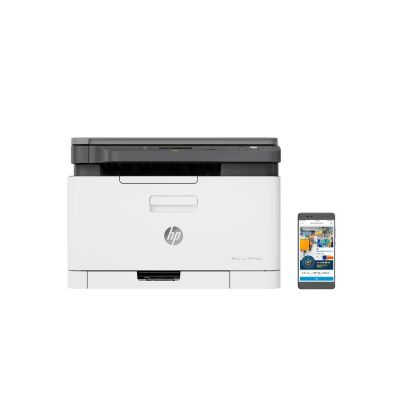 HP Laser 178nw Draadloos Multifunction Kleur Printer, Kopieerapparaat, scanner; dubbelzijdig