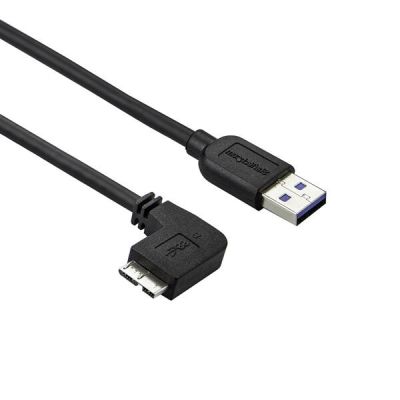 StarTech.com USB3AU2MLS USB-kabel USB 3.2 Gen 1 (3.1 Gen 1) 2 m USB A Micro-USB B Zwart