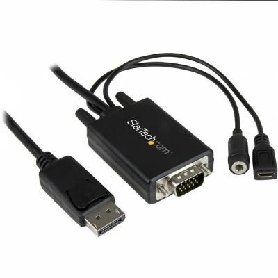 StarTech.com DisplayPort naar VGA adapter kabel met audio 3m