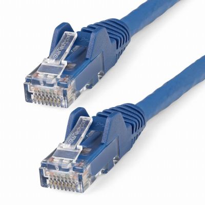 StarTech.com 10m CAT6 Ethernet Kabel, LSZH (Low Smoke Zero Halogen), 10 Gigabit 650MHz 100W PoE RJ45 10GbE UTP Snagless Netwerk Patch Kabel met trekontlasting, Blauw, CAT 6, ETL Gecertificeerd, 24AWG