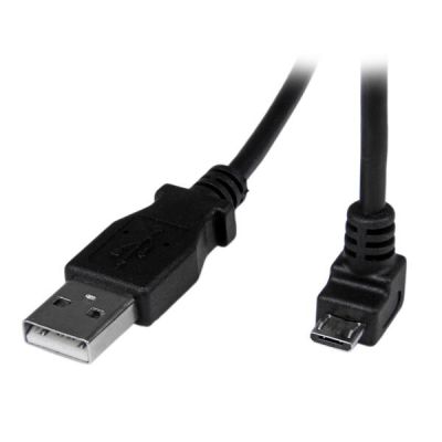 StarTech.com 1 m micro USB-kabel A-naar-micro-B met neerwaartse hoek