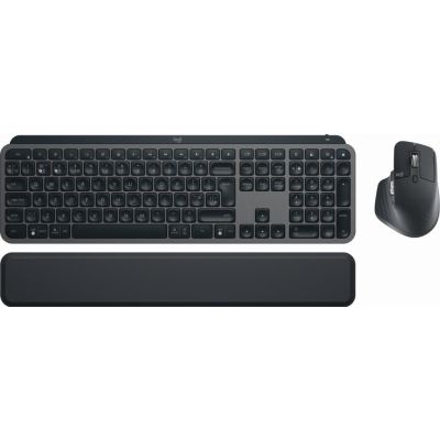 Logitech MX Keys S Combo toetsenbord Inclusief muis Kantoor RF-draadloos + Bluetooth QWERTY Brits Engels Grafiet