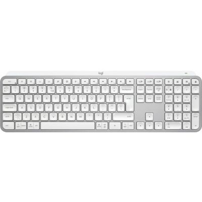 Logitech MX Keys S toetsenbord Universeel RF-draadloos + Bluetooth QWERTY US International Aluminium, Wit