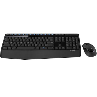 Logitech Wireless Combo MK345 toetsenbord Inclusief muis RF Draadloos Tsjechisch Zwart