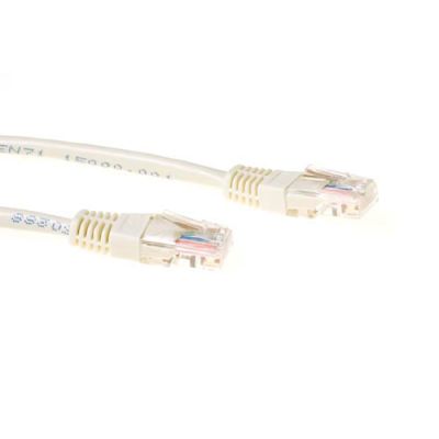 ACT Ivoor 1 meter U/UTP CAT5E patchkabel met RJ45 connectoren