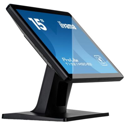 iiyama ProLite T1521MSC-B2 computer monitor 38,1 cm (15") 1024 x 768 Pixels XGA LED Touchscreen Tafelblad Zwart