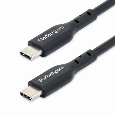 StarTech.com 1m USB-C Laadkabel, Charge & Sync, 60W (3A) PD, USB 2.0, Laptop Type C Laadkabel - Zwarte USB-C Oplaadkabel