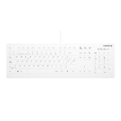 CHERRY AK-C8112 toetsenbord Medisch USB QWERTY Spaans Wit