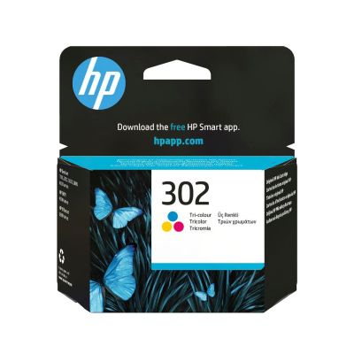 HP 302 originele drie-kleuren inktcartridge