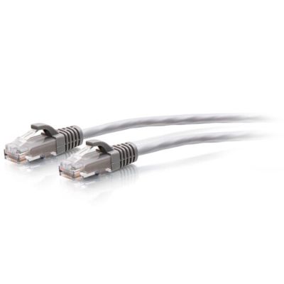 C2G 7.6m Cat6a Snagless Unshielded (UTP) Slim Ethernet Patchkabel - Grijs