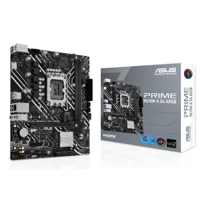 ASUS PRIME H610M-K D4 ARGB Intel H610 LGA 1700 micro ATX
