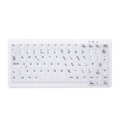 CHERRY AK-C4110 toetsenbord Medisch RF Draadloos QWERTY Brits Engels Wit