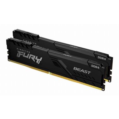 Kingston Technology FURY Beast 32GB 3200MT/s DDR4 CL16 DIMM (Kit van 2) Black