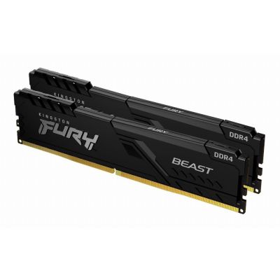 Kingston Technology FURY Beast 32GB 3600MT/s DDR4 CL18 DIMM (Kit van 2) Black