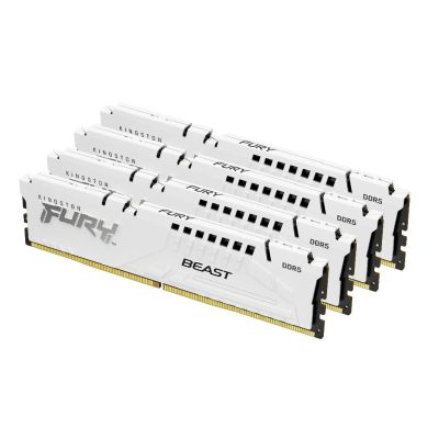 Kingston Technology FURY Beast 64GB 5200MT/s DDR5 CL40 DIMM (set van 4) White XMP