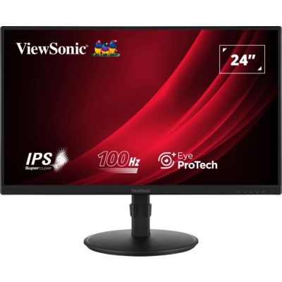 Viewsonic VA VA2408-HDJ computer monitor 61 cm (24") 1920 x 1080 Pixels Full HD LED Zwart