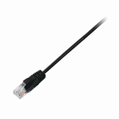 V7 V7CAT6UTP-50C-BLK-1E netwerkkabel Zwart 0,5 m Cat6 U/UTP (UTP)