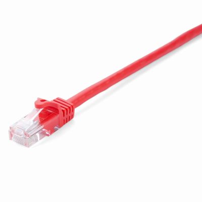 V7 V7CAT6UTP-50C-RED-1E netwerkkabel Rood 0,5 m Cat6 U/UTP (UTP)